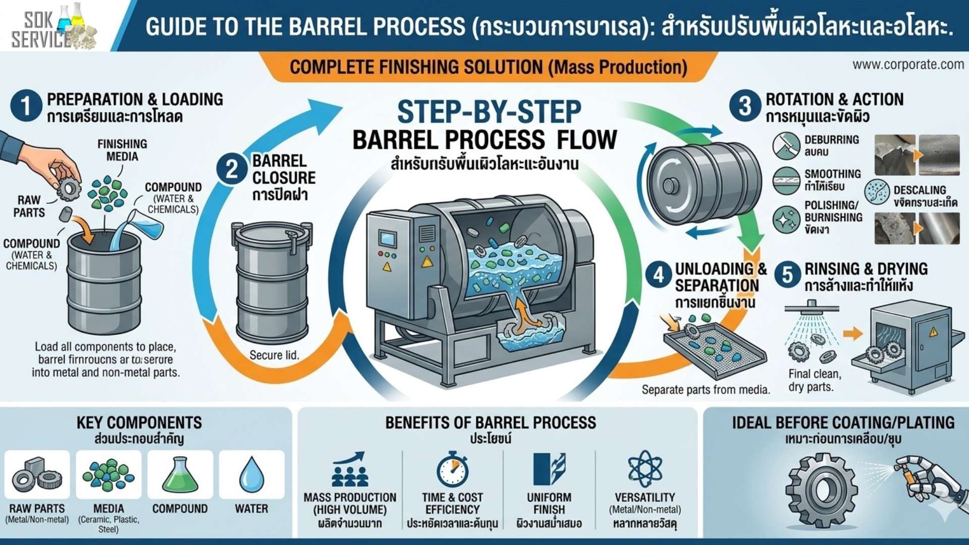 กระบวนการบาเรล (Barrel Process)